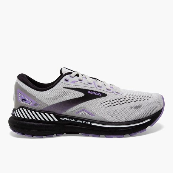 Brooks Shoes - Brooks Adrenaline GTS 23 Women's Running Shoes - Grey / Purple | Size 10